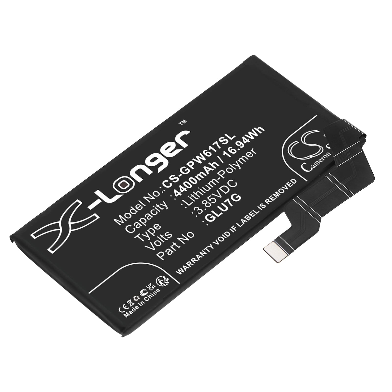Batteri till Google Pixel 6a mfl - 4.400 mAh