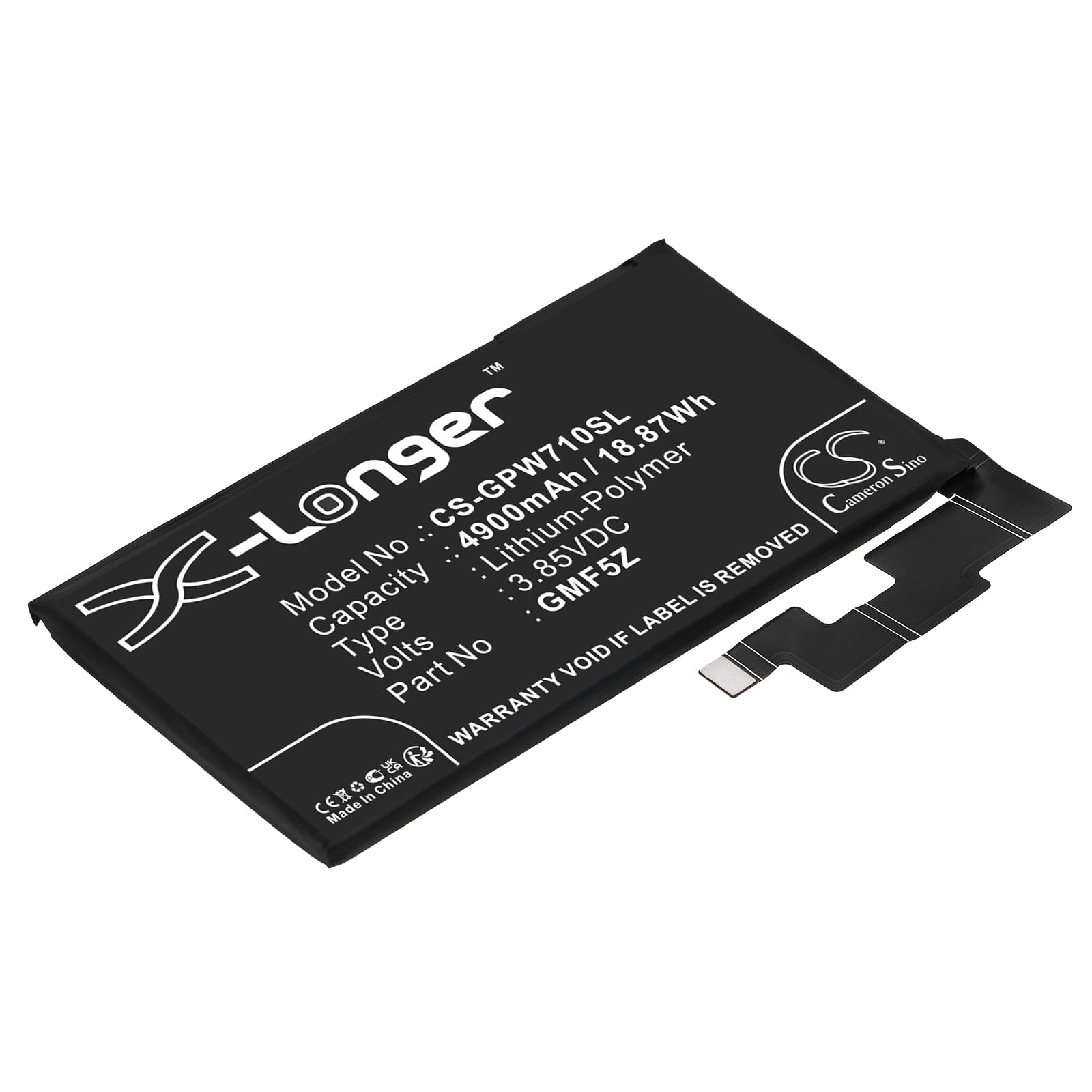 Batteri till Google Pixel 7 Pro - 4.900 mAh