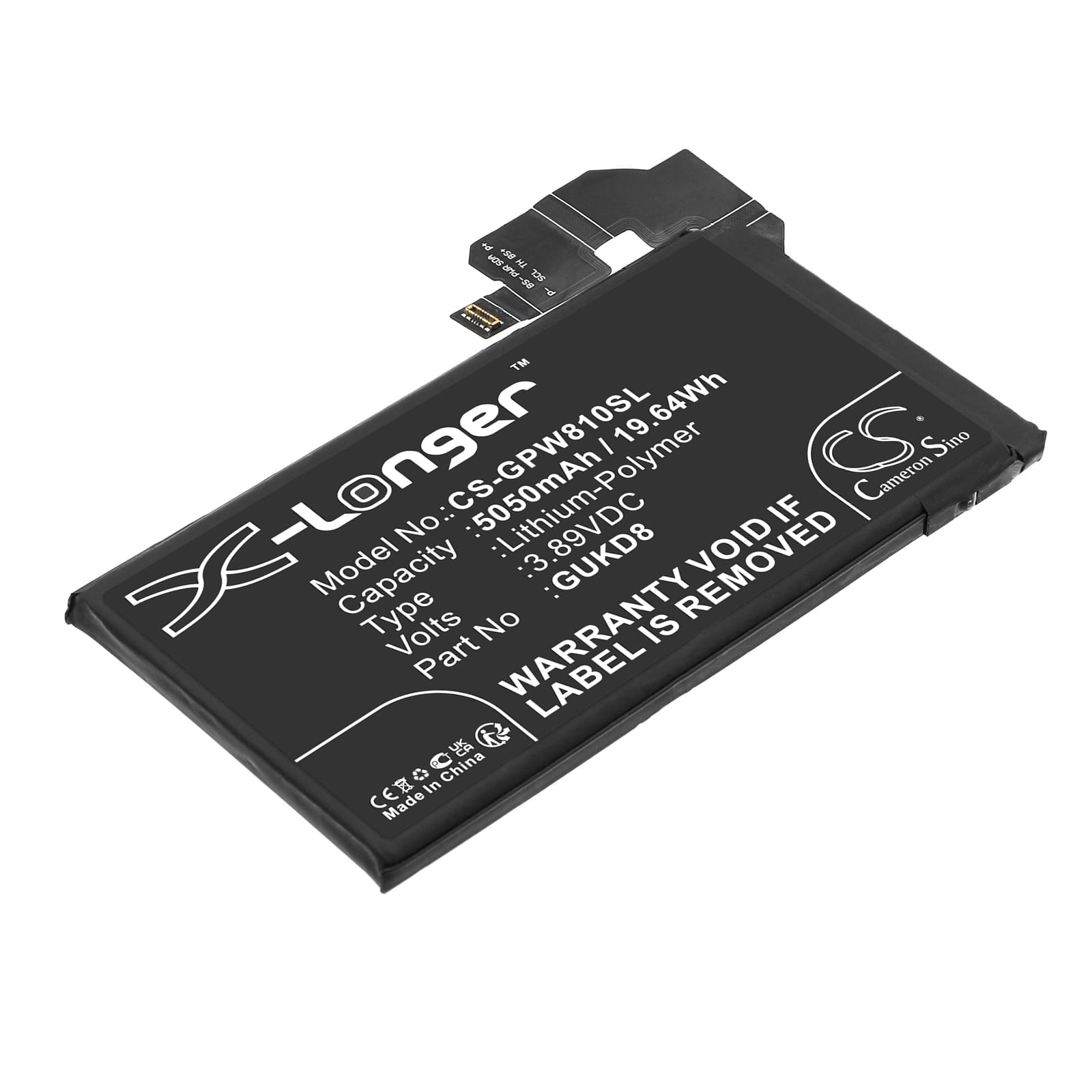 Batteri till Google Pixel 8 Pro 5G mfl - 5.050 mAh