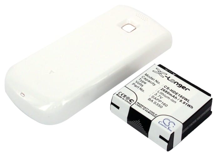 Batteri till Google G2 - 2.680 mAh - Vit