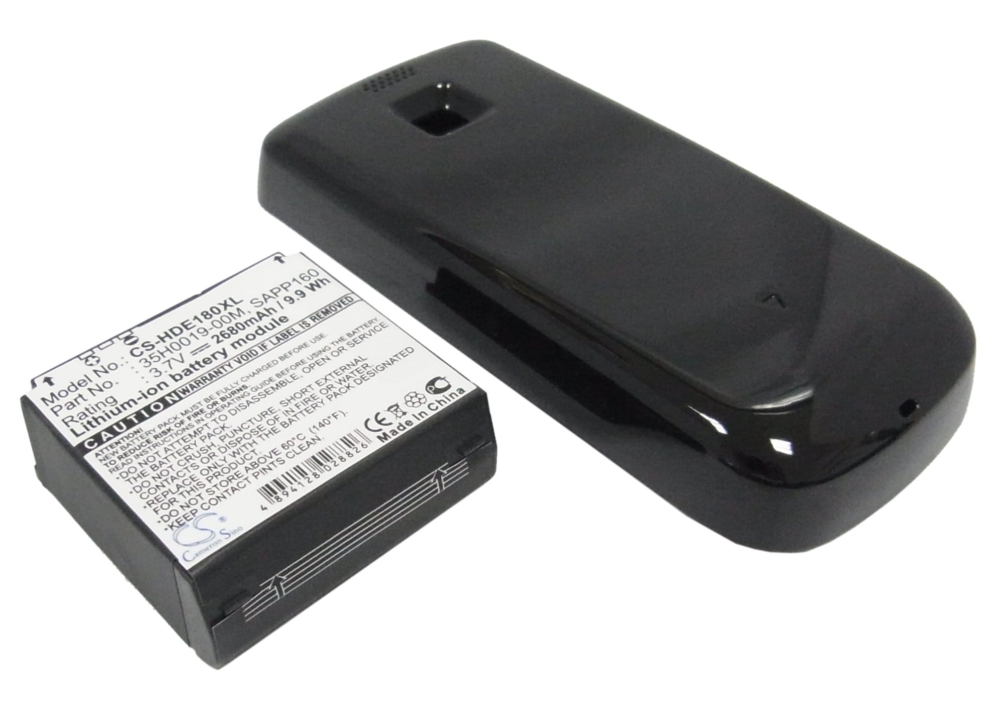 Batteri till Google G2 - 2.680 mAh - Svart