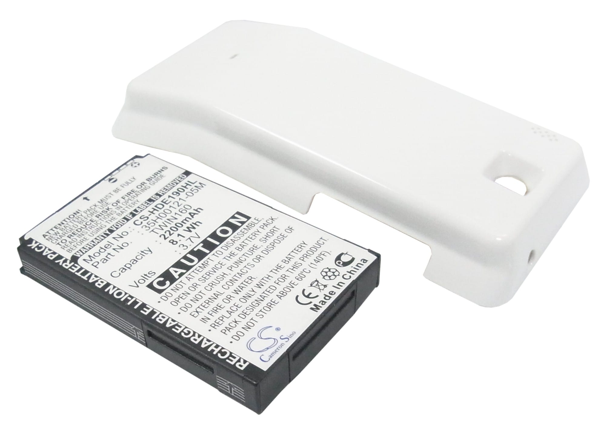 Batteri till Google G3 - 2.200 mAh - Vit