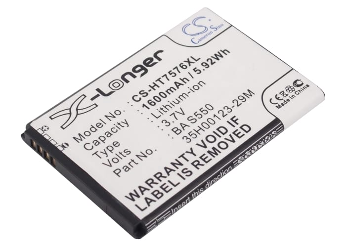 Batteri till HTC 7 Pro mfl - 1.600 mAh