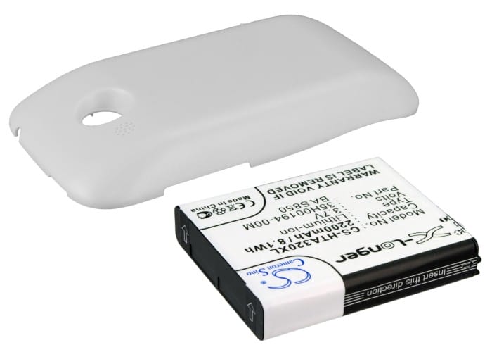 Batteri till HTC Desire C mfl - 2.200 mAh Vit