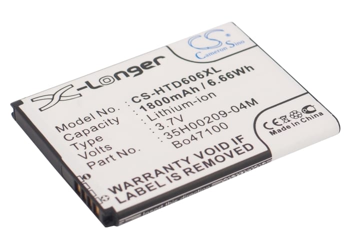 Batteri till HTC CP3 1.800 mAh mfl