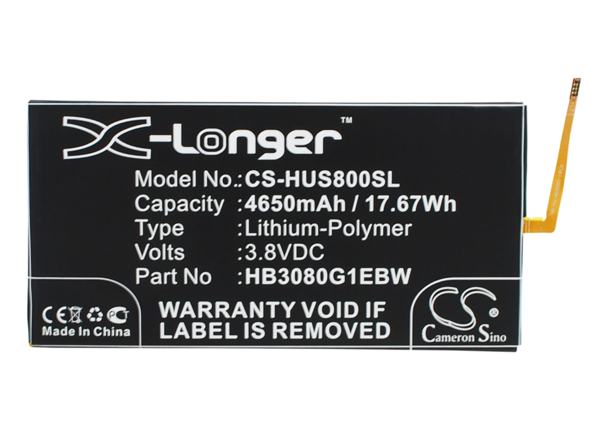 Batteri till Huawei Mediapad M1 8.0 mfl - 4.650 mAh