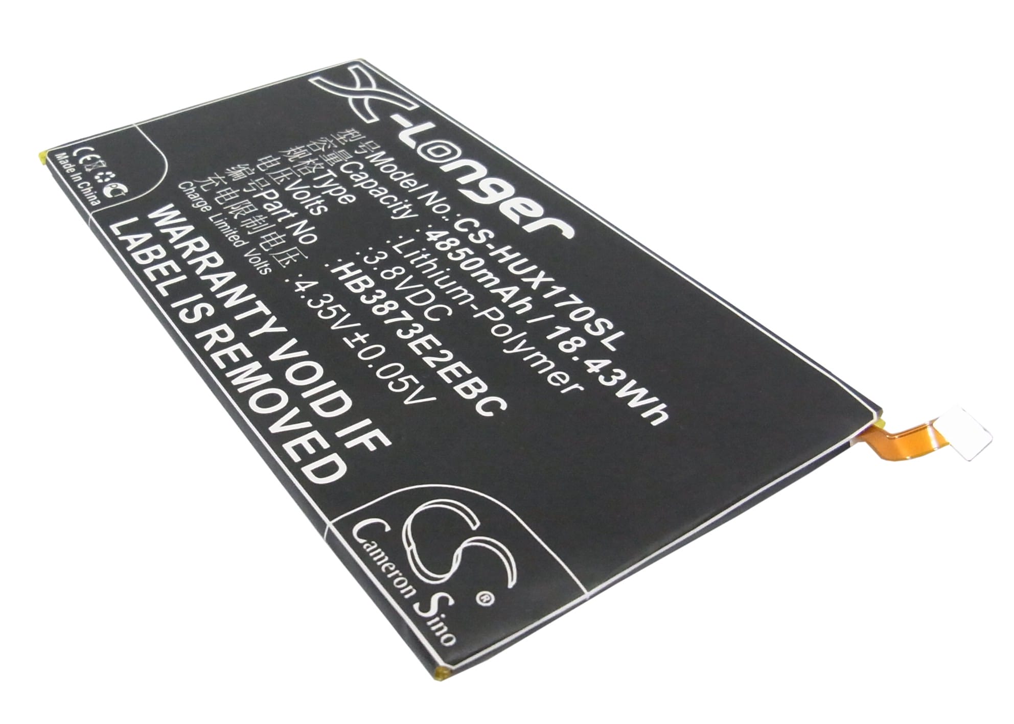Batteri till Huawei Mediapad X1 7.0 mfl - 4.850 mAh