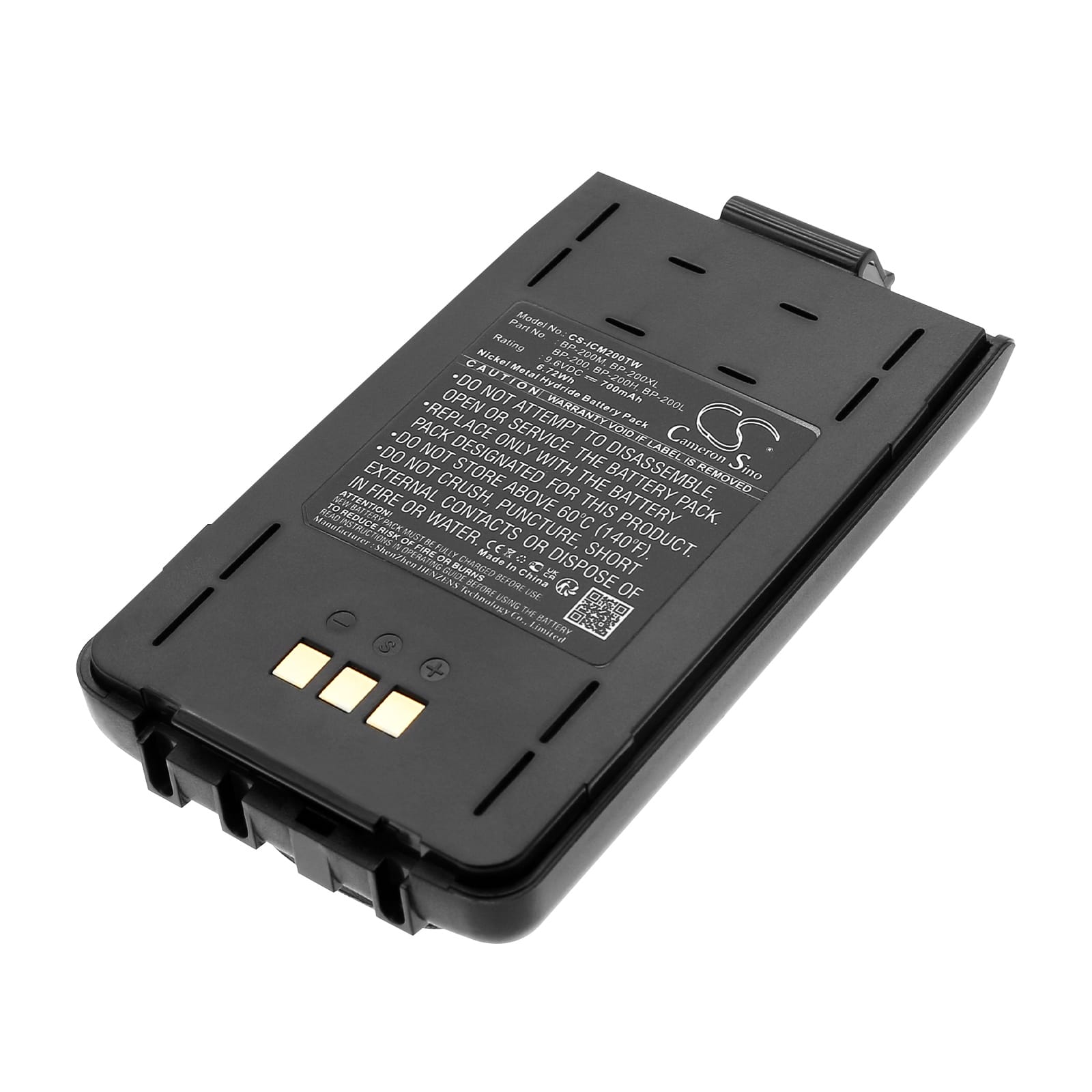 Batteri till Icom IC-A5 mfl - 700 mAh