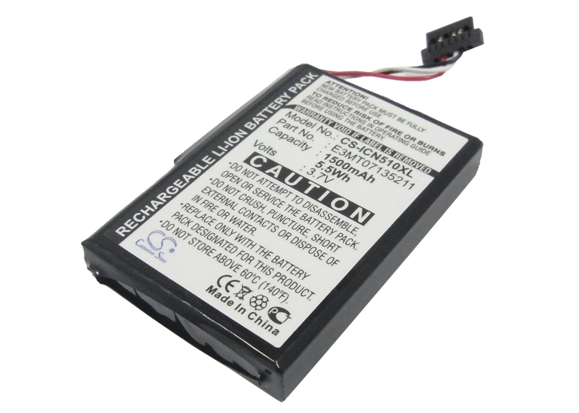 Batteri till Navman iCN 510 mfl - 1.700 mAh