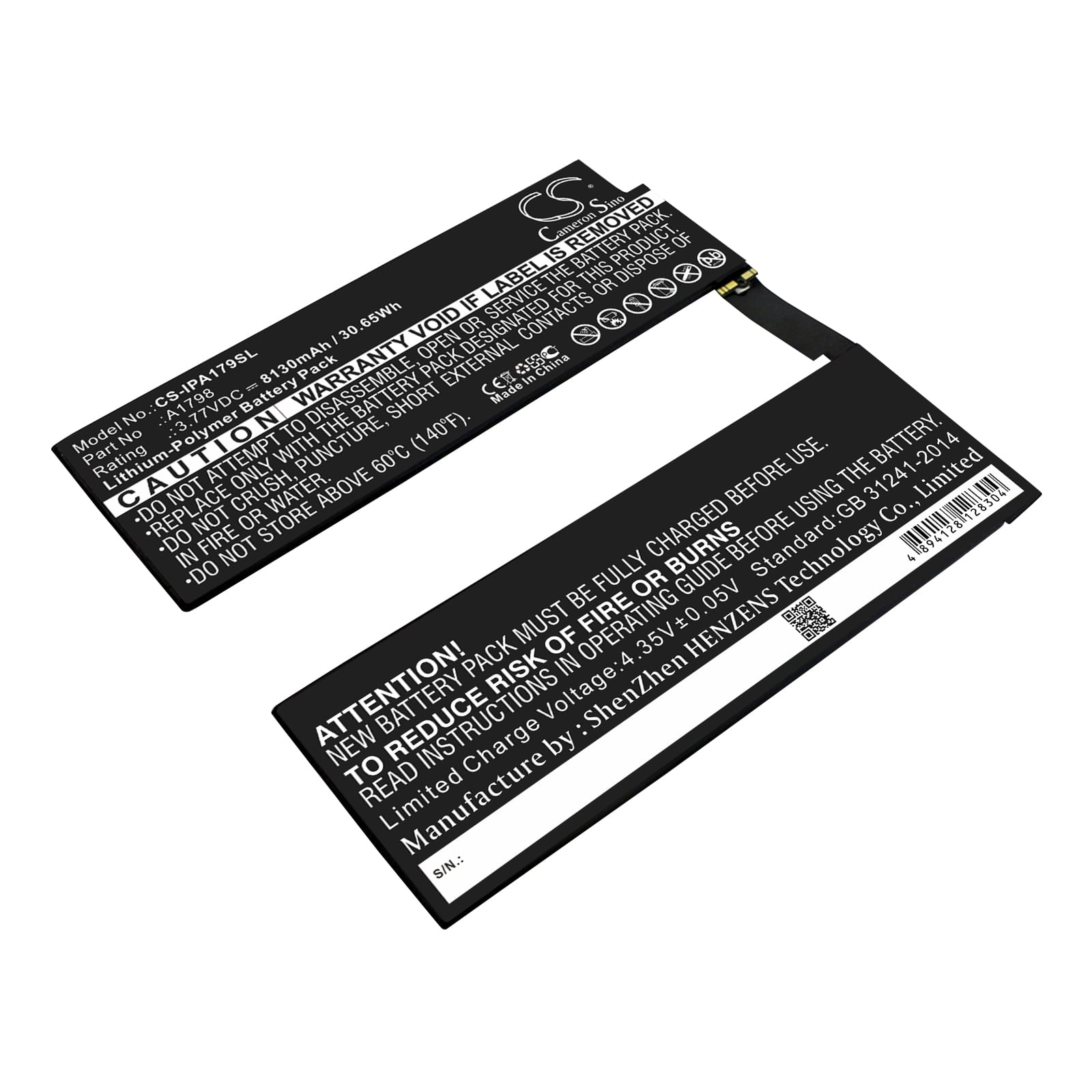 Batteri till Apple iPad Pro 10.5 2017 mfl - 8.130 mAh