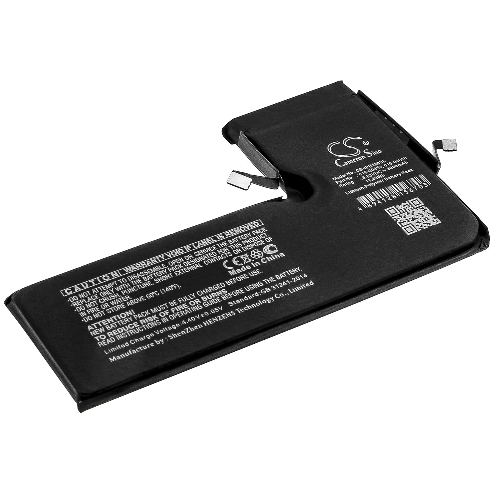 Batteri till Apple iPhone 11 Pro - 3.000 mAh
