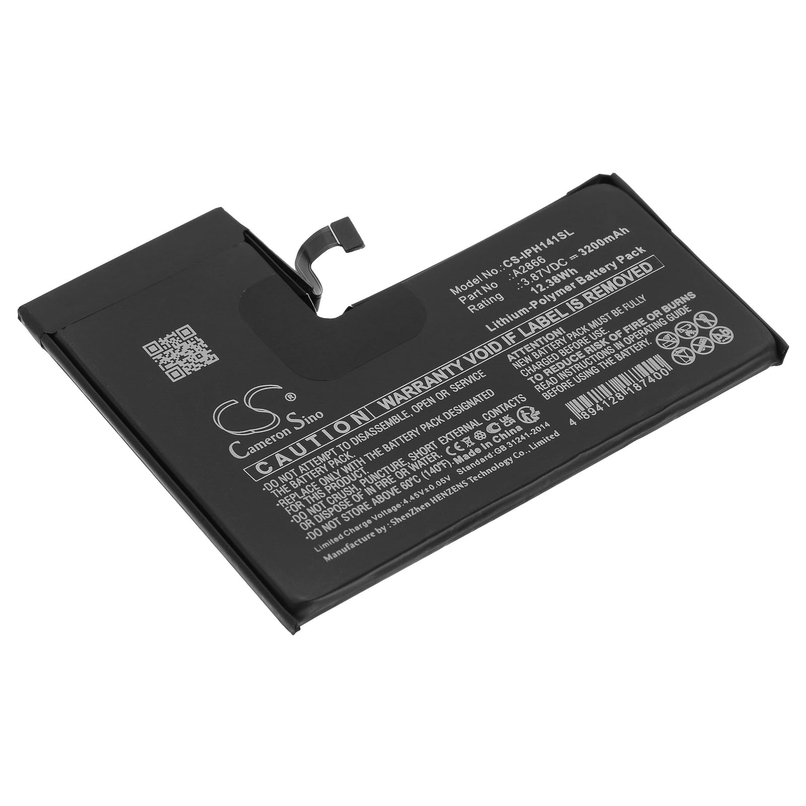 Batteri till Apple iPhone 14 Pro - 3.200 mAh
