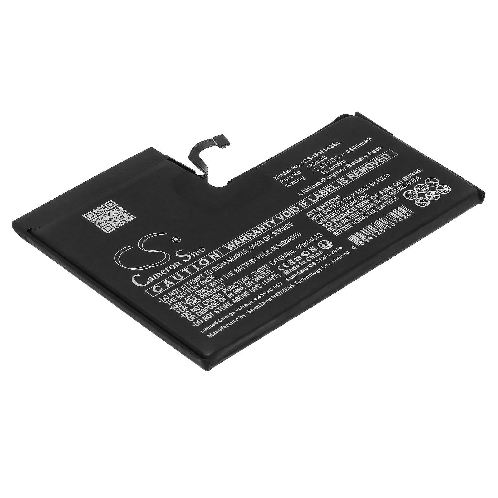 Batteri till Apple iPhone 14 Pro Max- 4.300 mAh