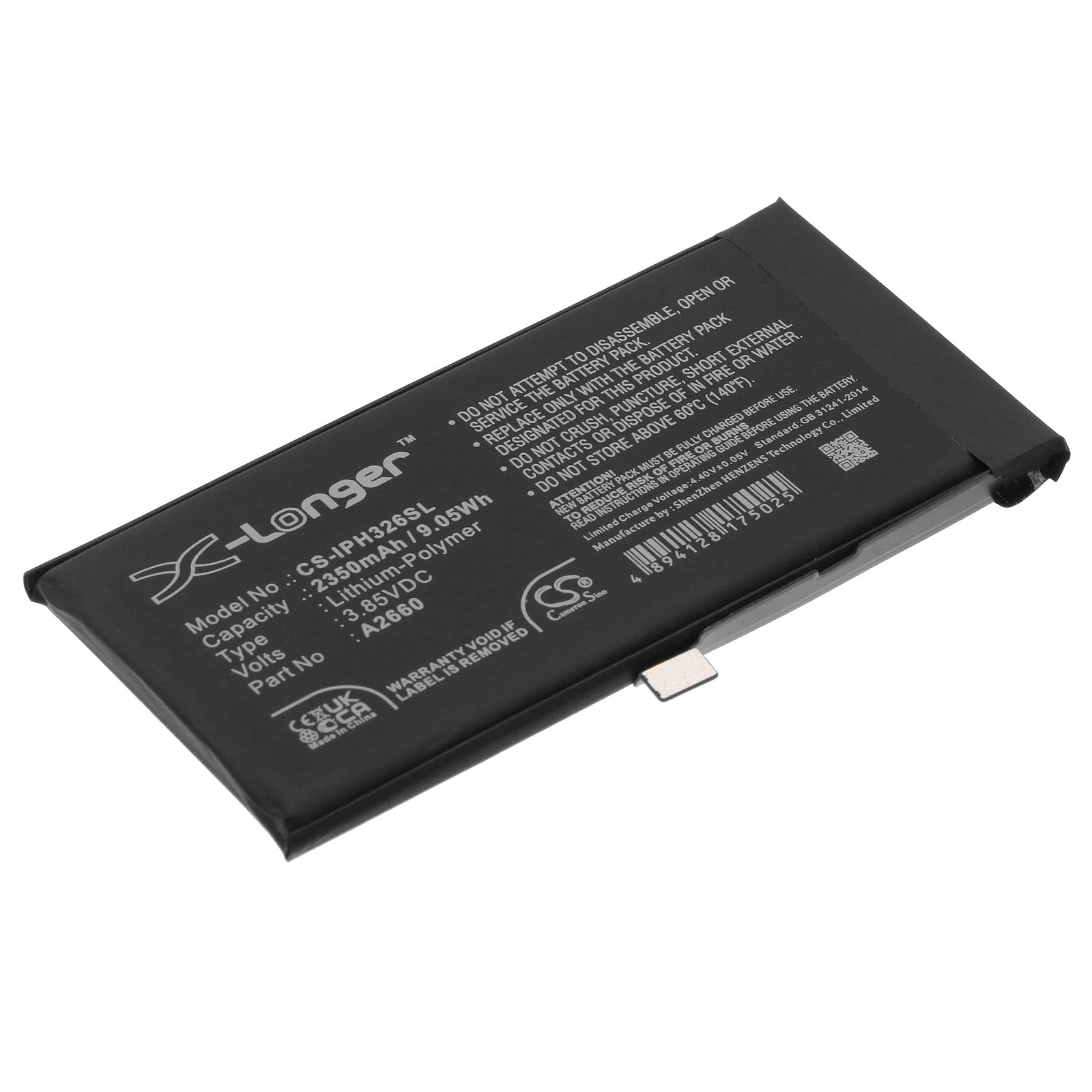 Batteri till Apple iPhone 13 Mini mfl - 2.350 mAh