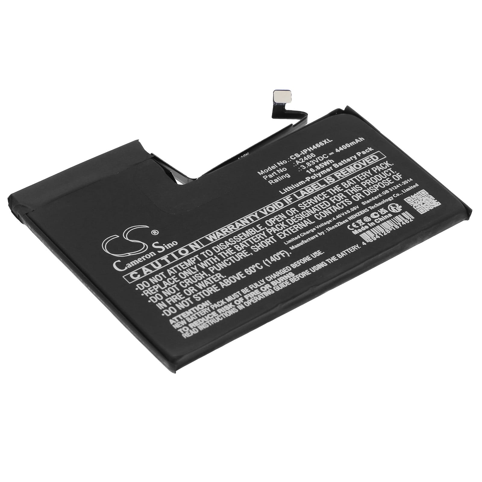 Batteri till Apple iPhone 12 Pro Max - 4.400 mAh