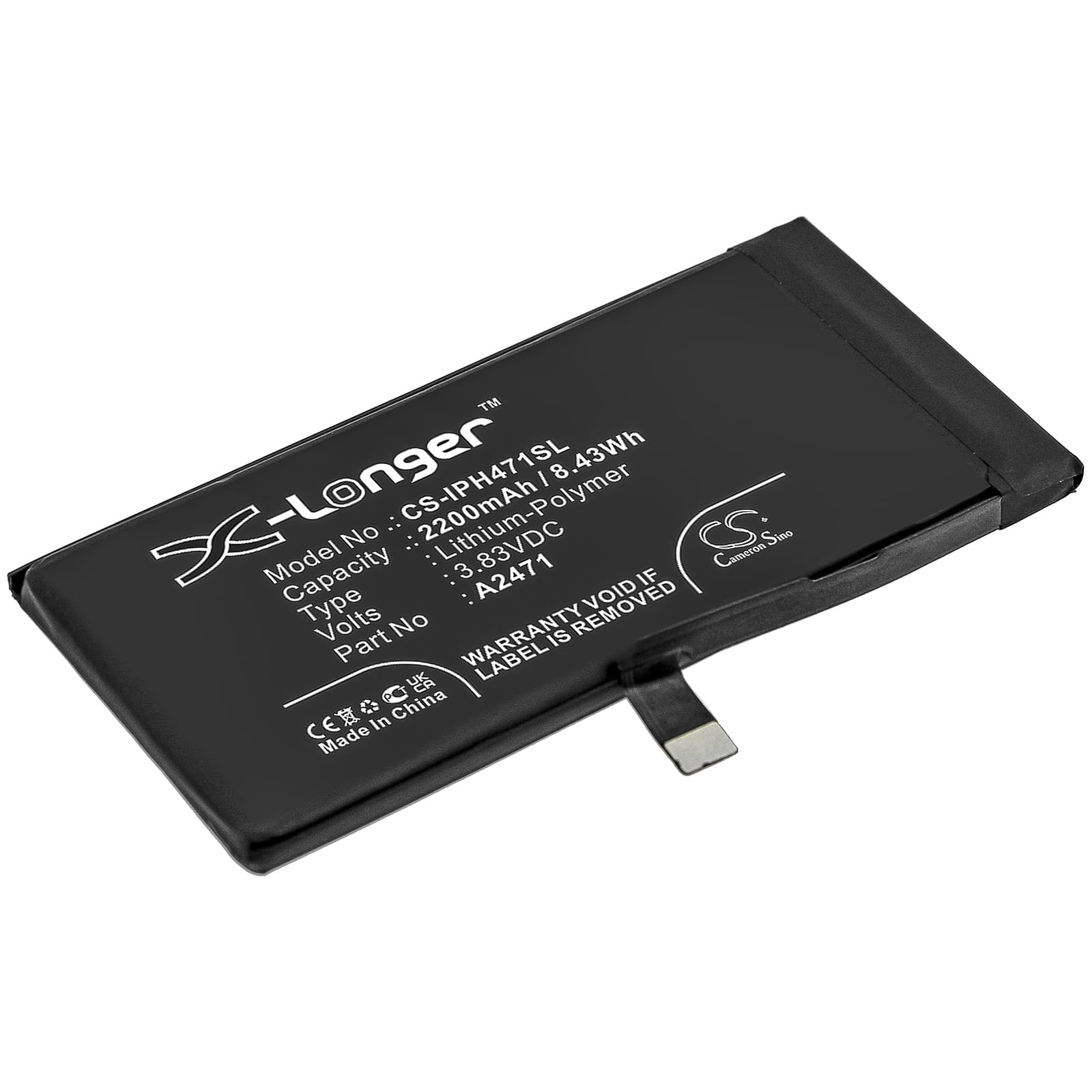 Batteri till Apple iPhone 12 Mini - 2.200 mAh
