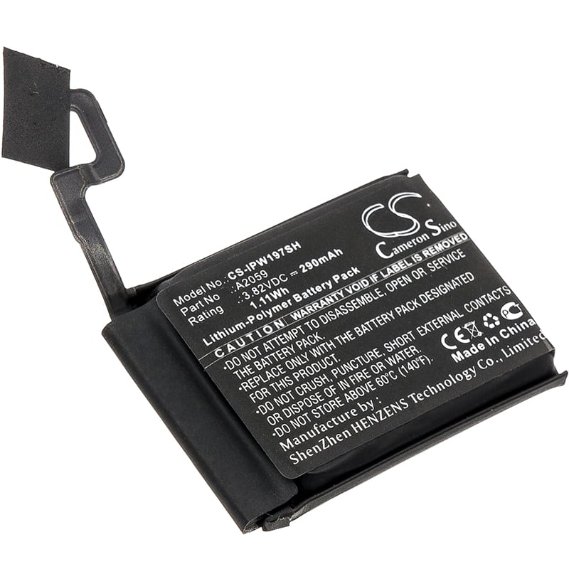 Batteri till Apple Watch Series 4 44mm mfl - 290 mAh