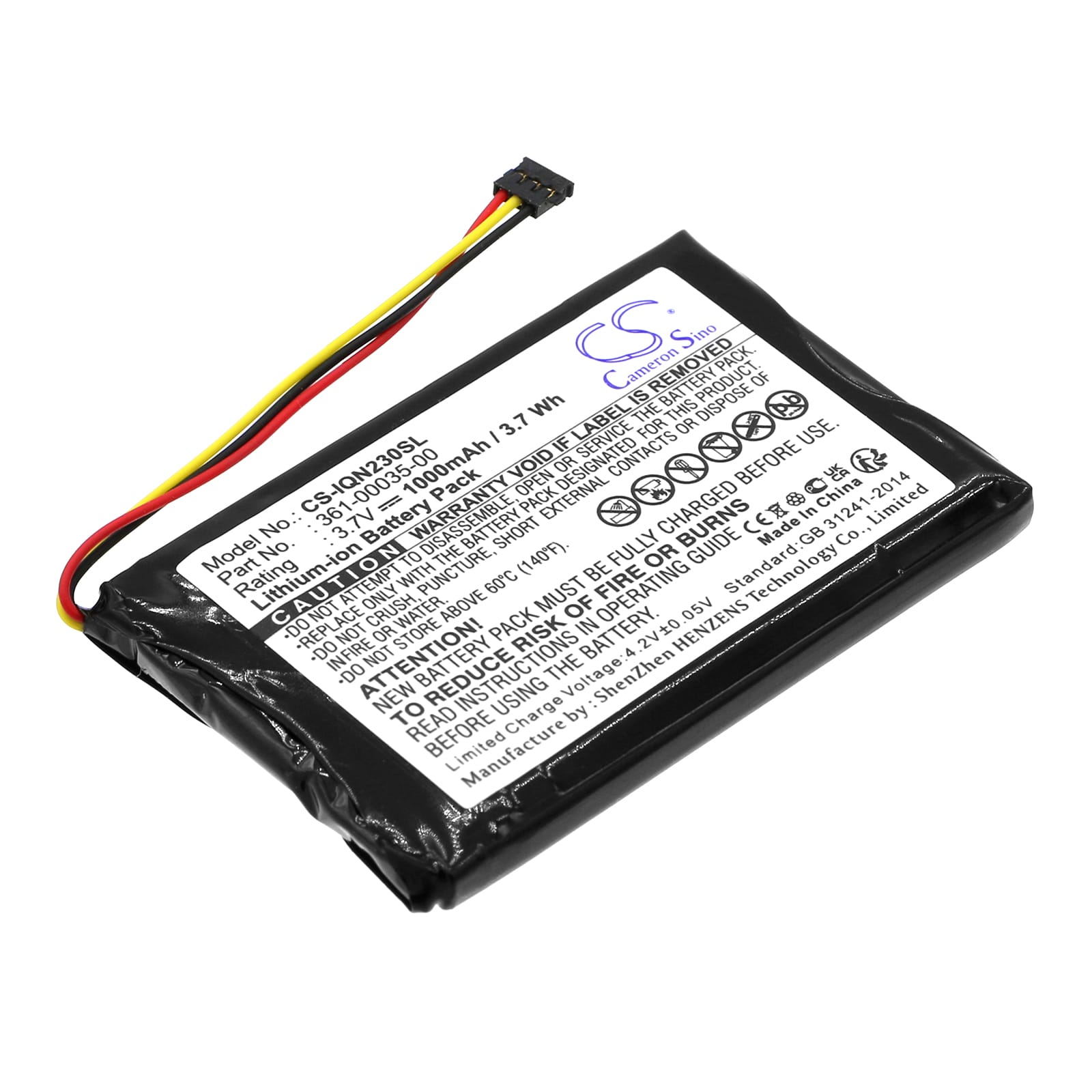 Batteri till Garmin Nuvi 2300 mfl
