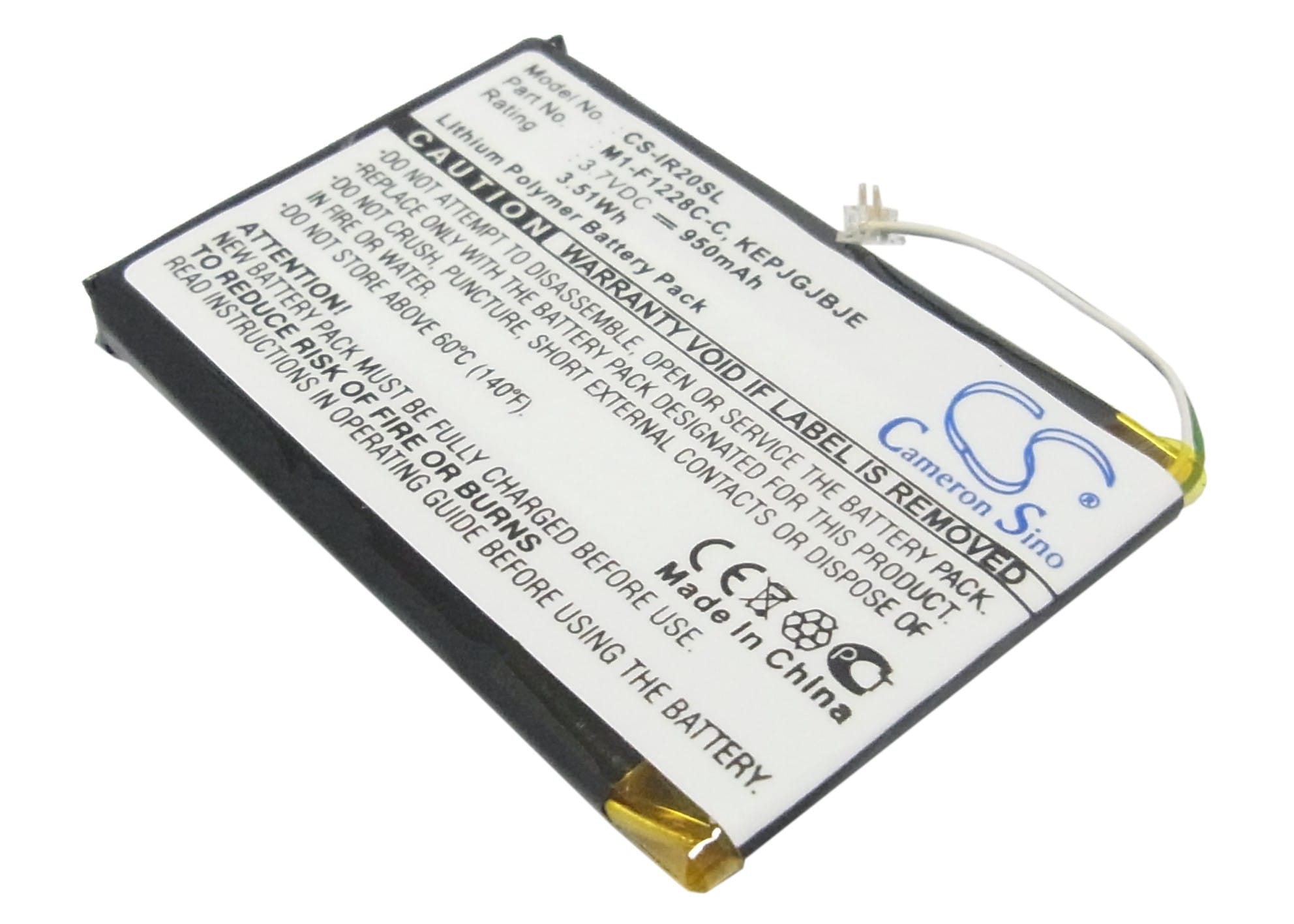 Batteri till iRiver Clix Plus mfl