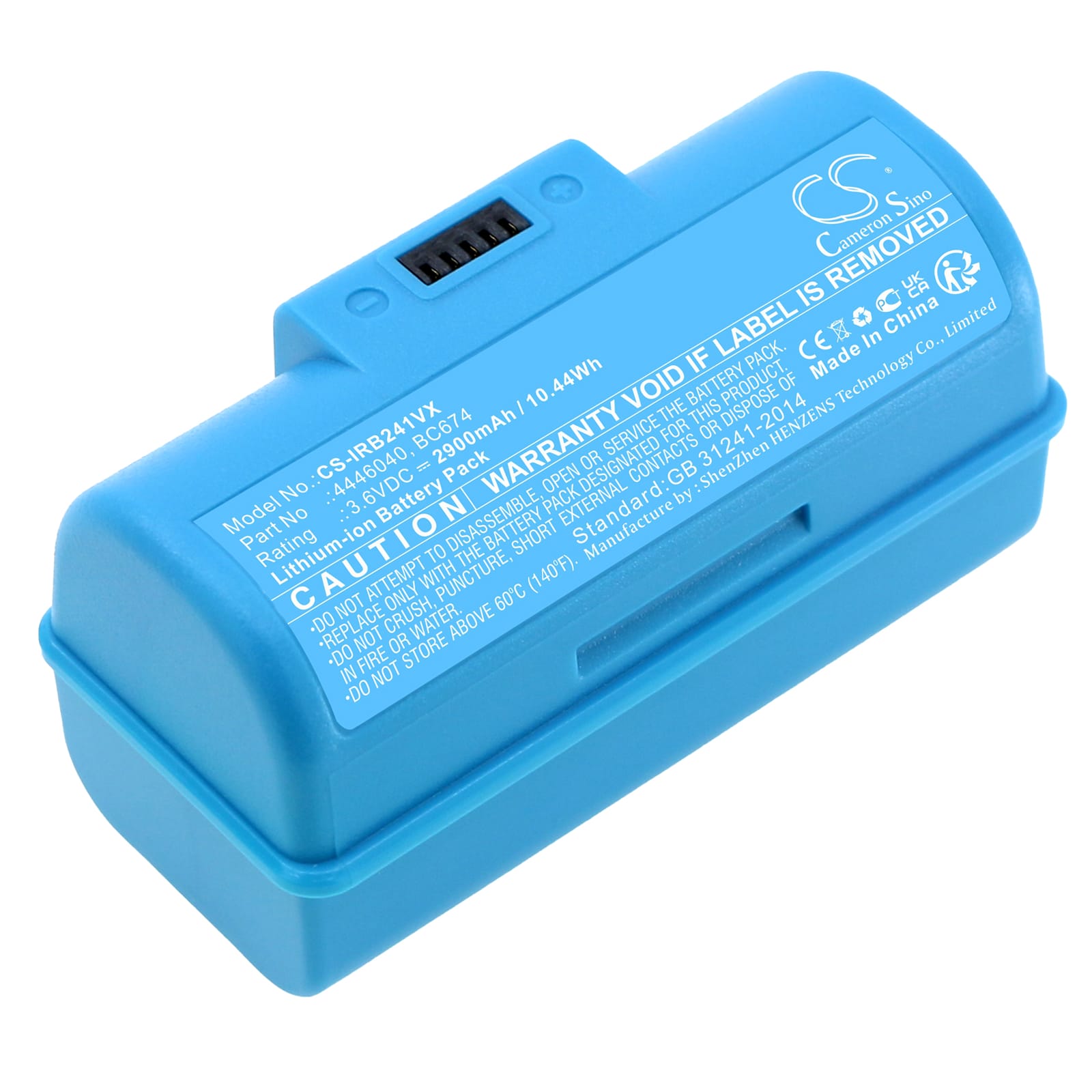 Batteri till iRobot Braava Jet 240 mfl - 2.900 mAh