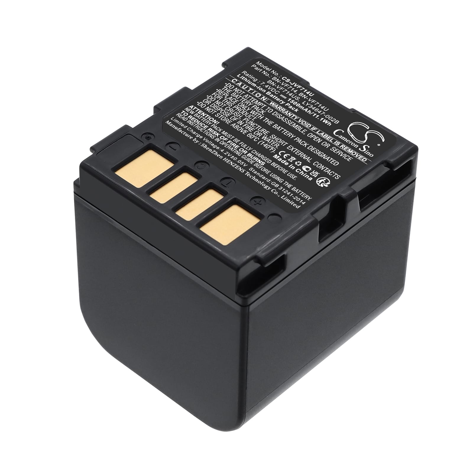 Batteri till JVC som ersätter BN-VF714 mfl