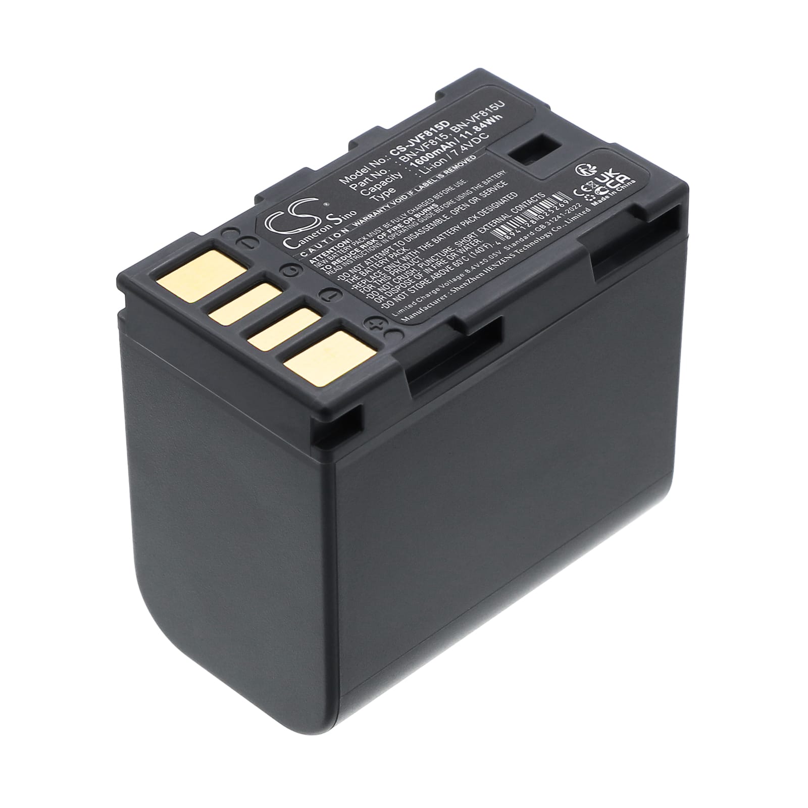 Batteri till JVC som ersätter BN-VF815 / BN-VF815U