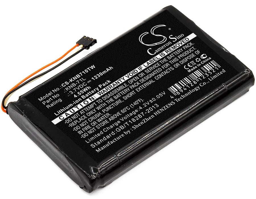 Batteri till Kenwood PKT-03K mfl - 1.230 mAh
