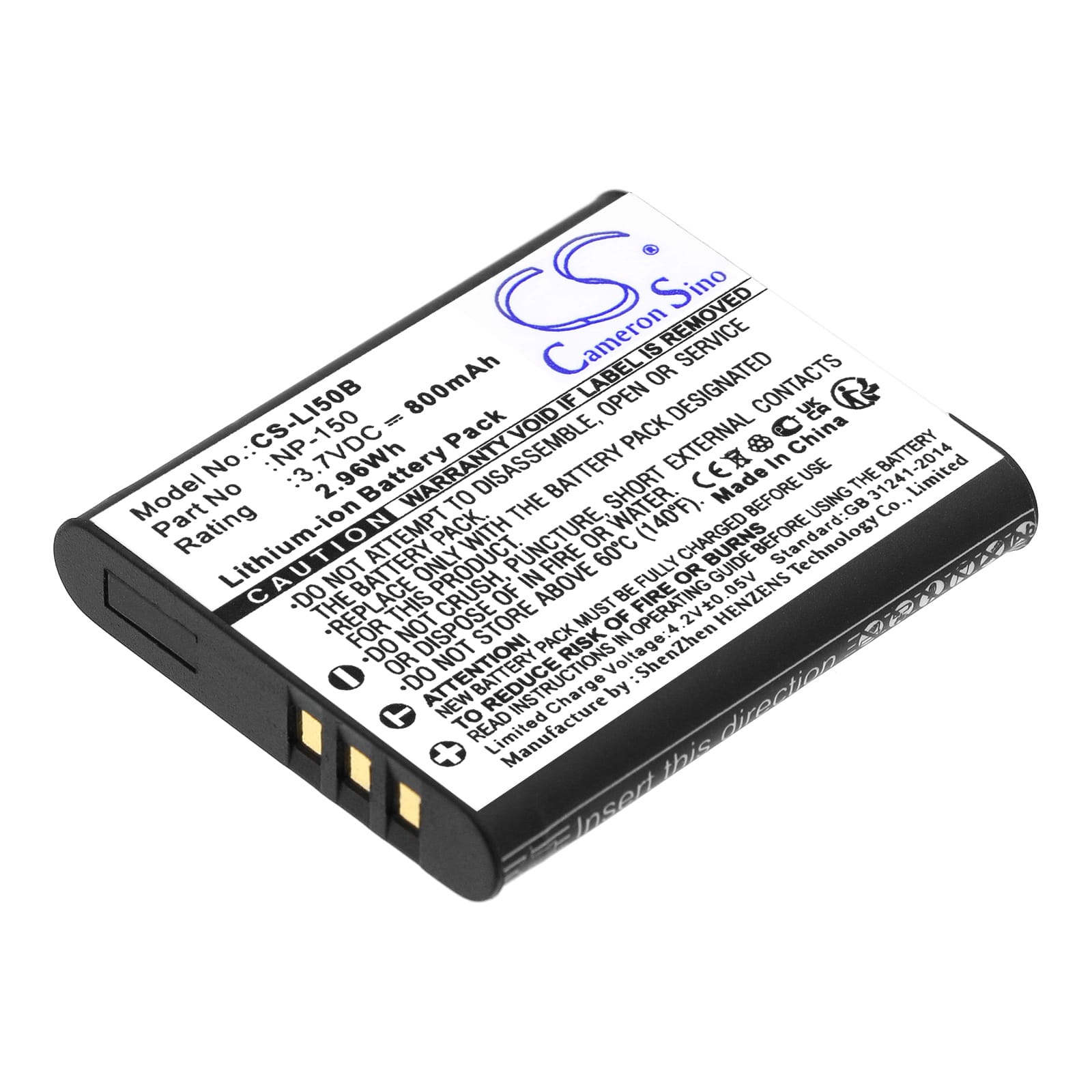 Batteri till Olympus som ersätter LI-50B
