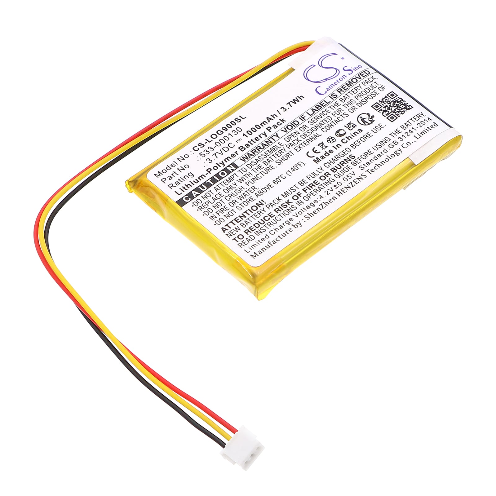 Batteri till Logitech G900 mfl
