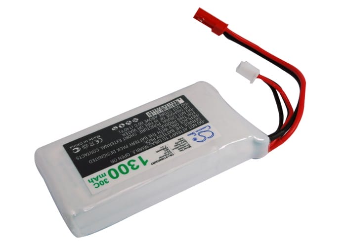 LiPo 2 cell - 7.4 V - 1.300 mAh