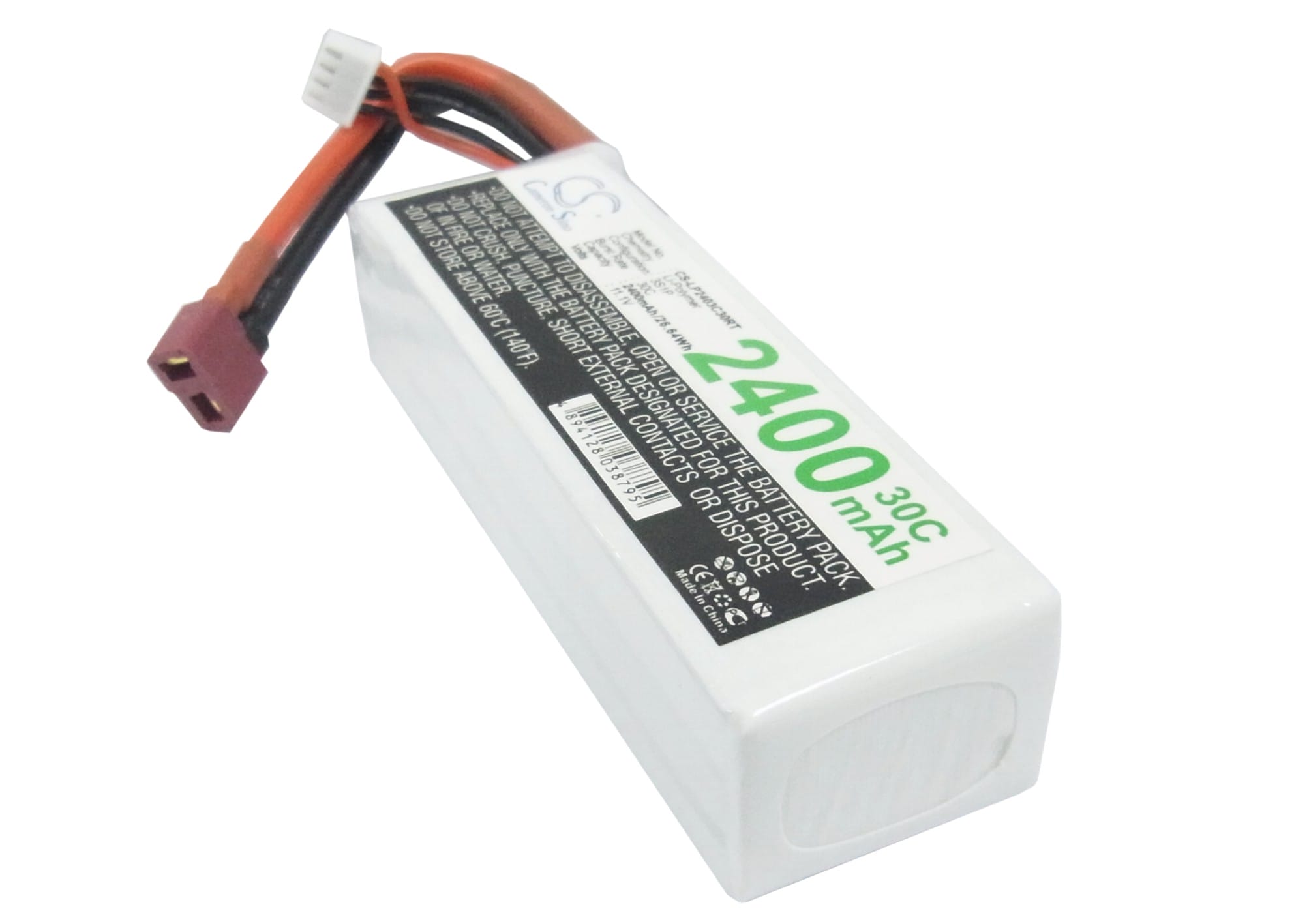 LiPo 3 cell - 11.1 V - 2.400 mAh