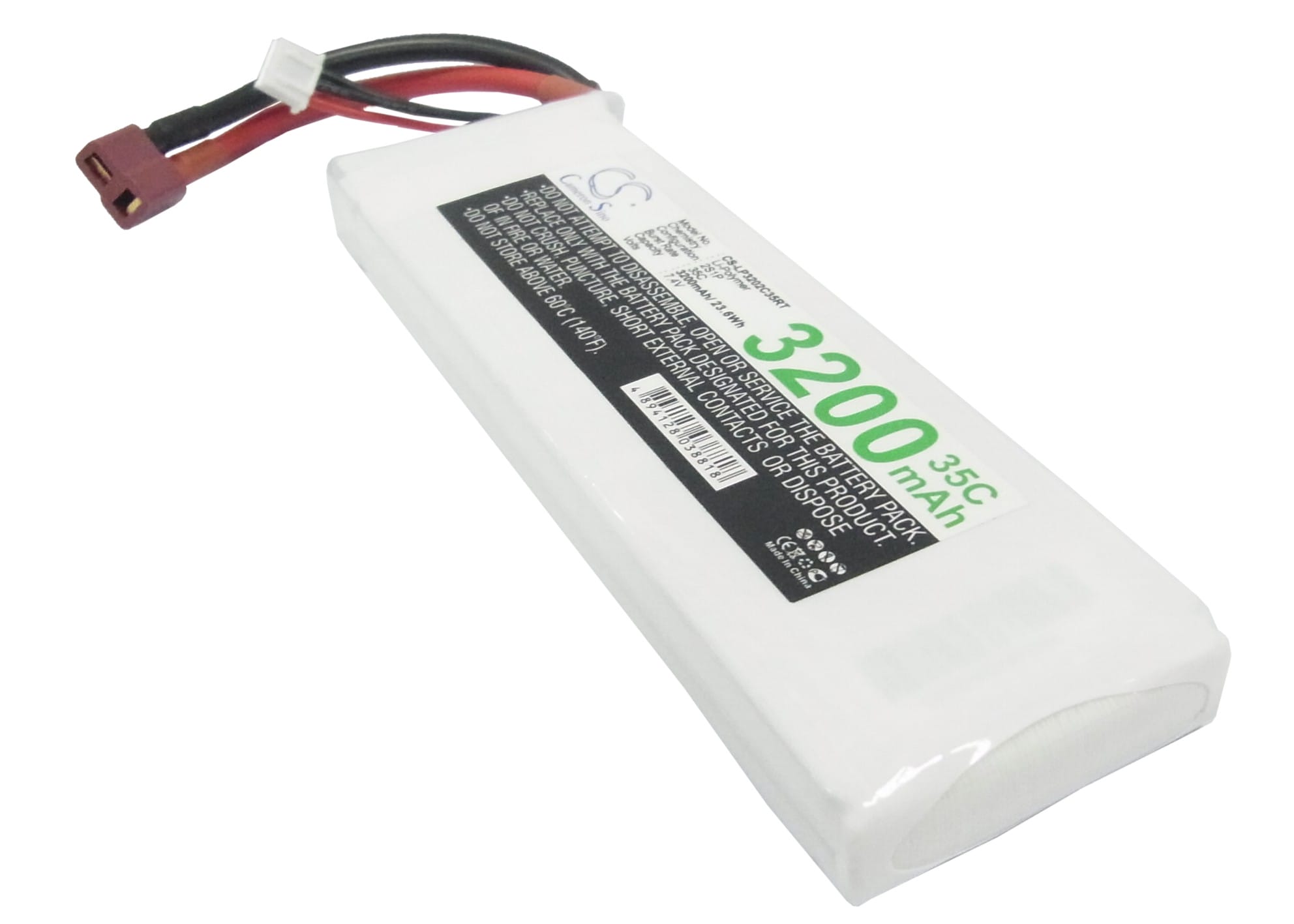 LiPo 2 cell - 7.4 V - 3.200 mAh