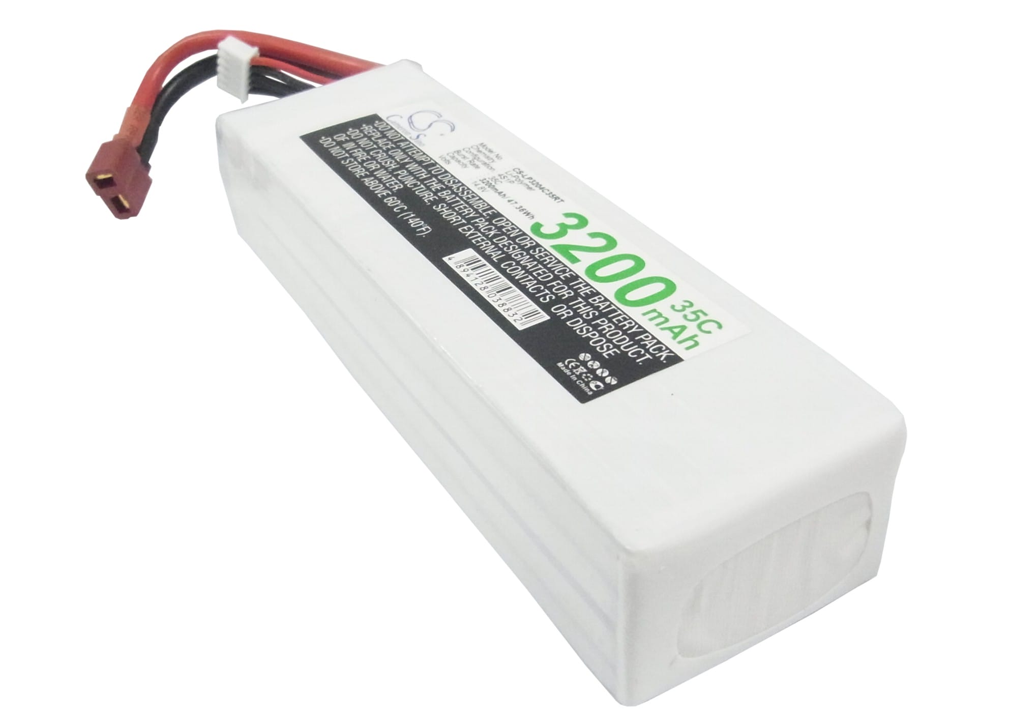 LiPo 4 cell - 14.8 V - 3.200 mAh
