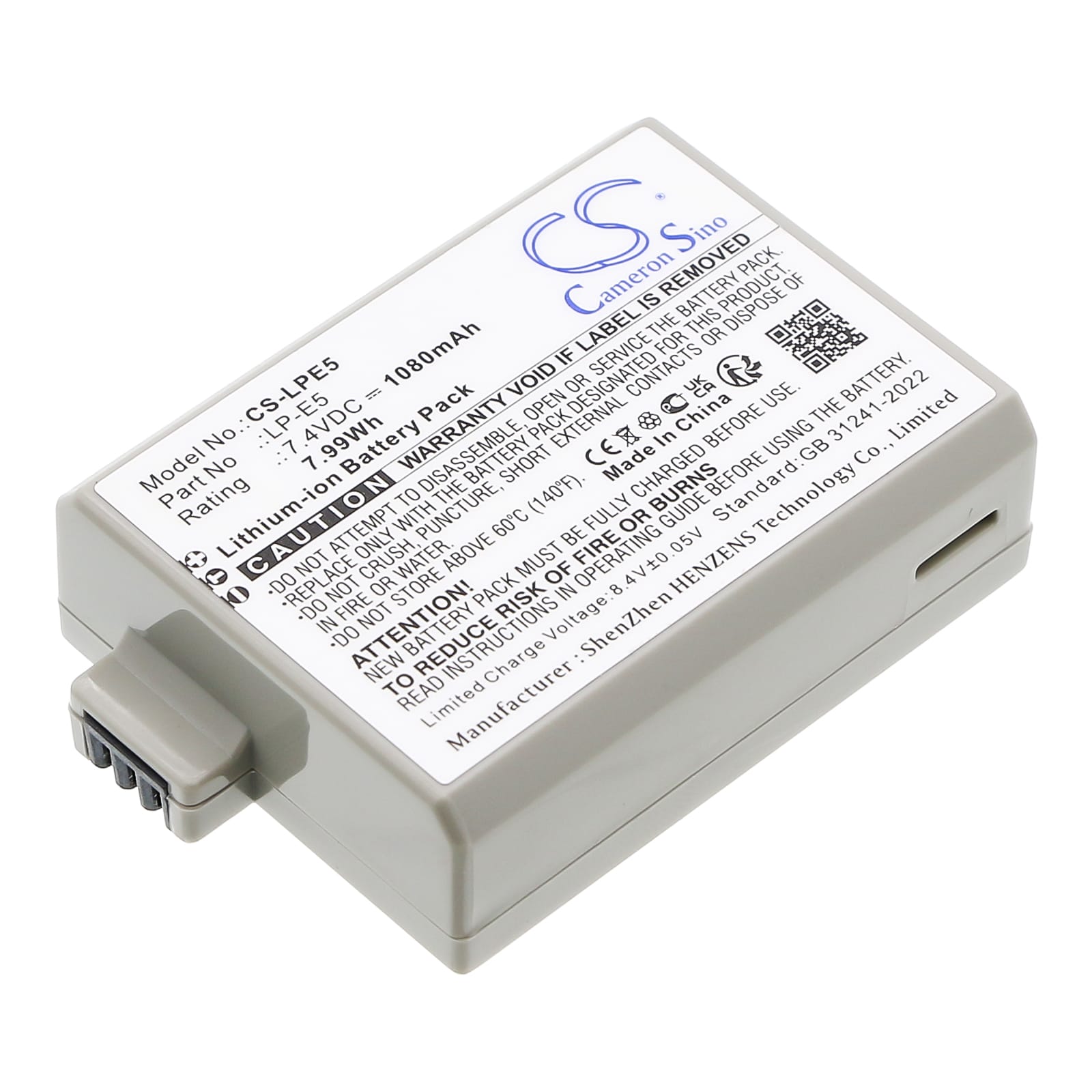 Batteri till Canon som ersätter LP-E5