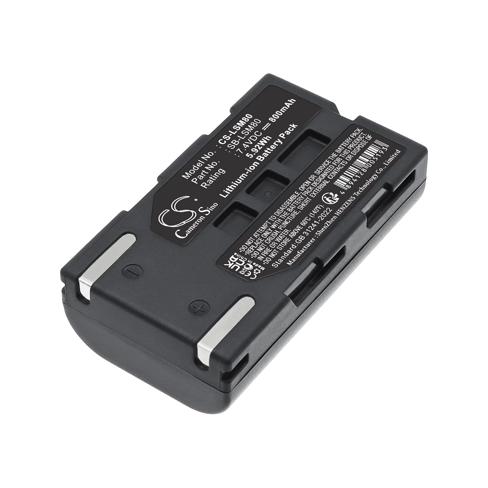 Batteri till Samsung SC-D173(U) mfl - 800 mAh