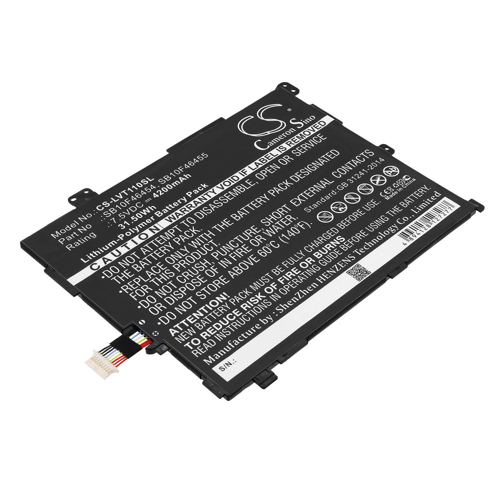 Batteri till Lenovo Thinkpad 10 20E3 mfl - 4.200 mAh