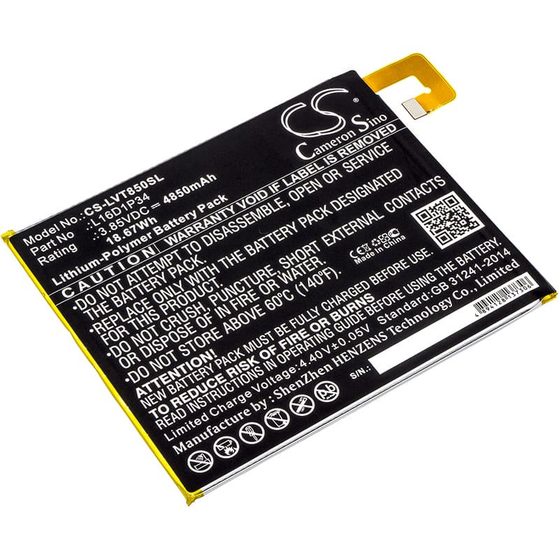 Batteri till Lenovo Tab 4 mfl - 4.850 mAh