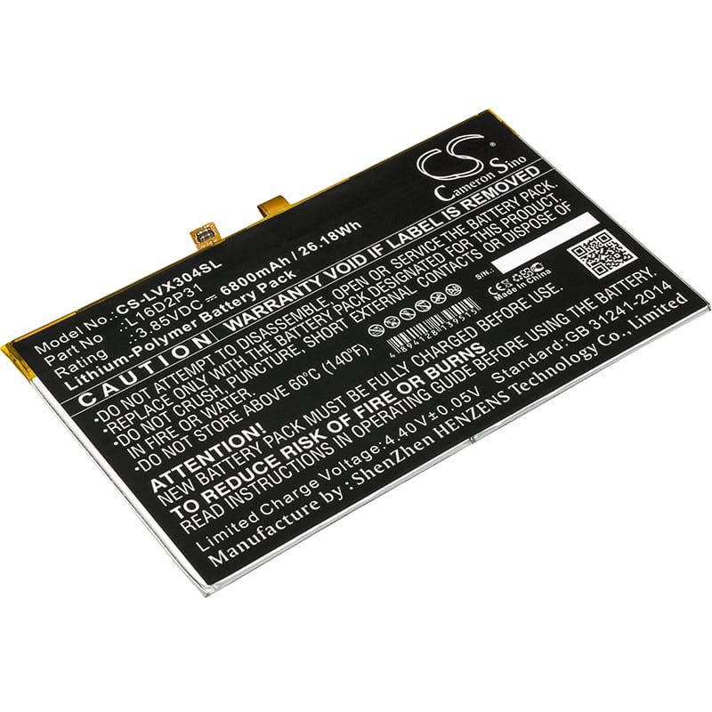 Batteri till Lenovo Tab 4 10 mfl - 6.800 mAh
