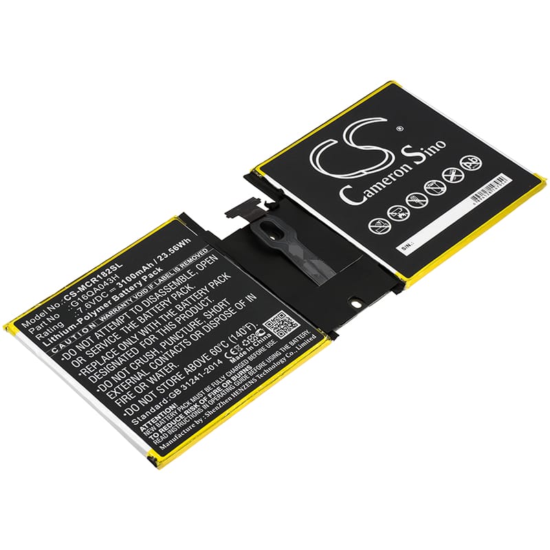 Batteri till Microsoft Surface Go 10 mfl - 3.100 mAh