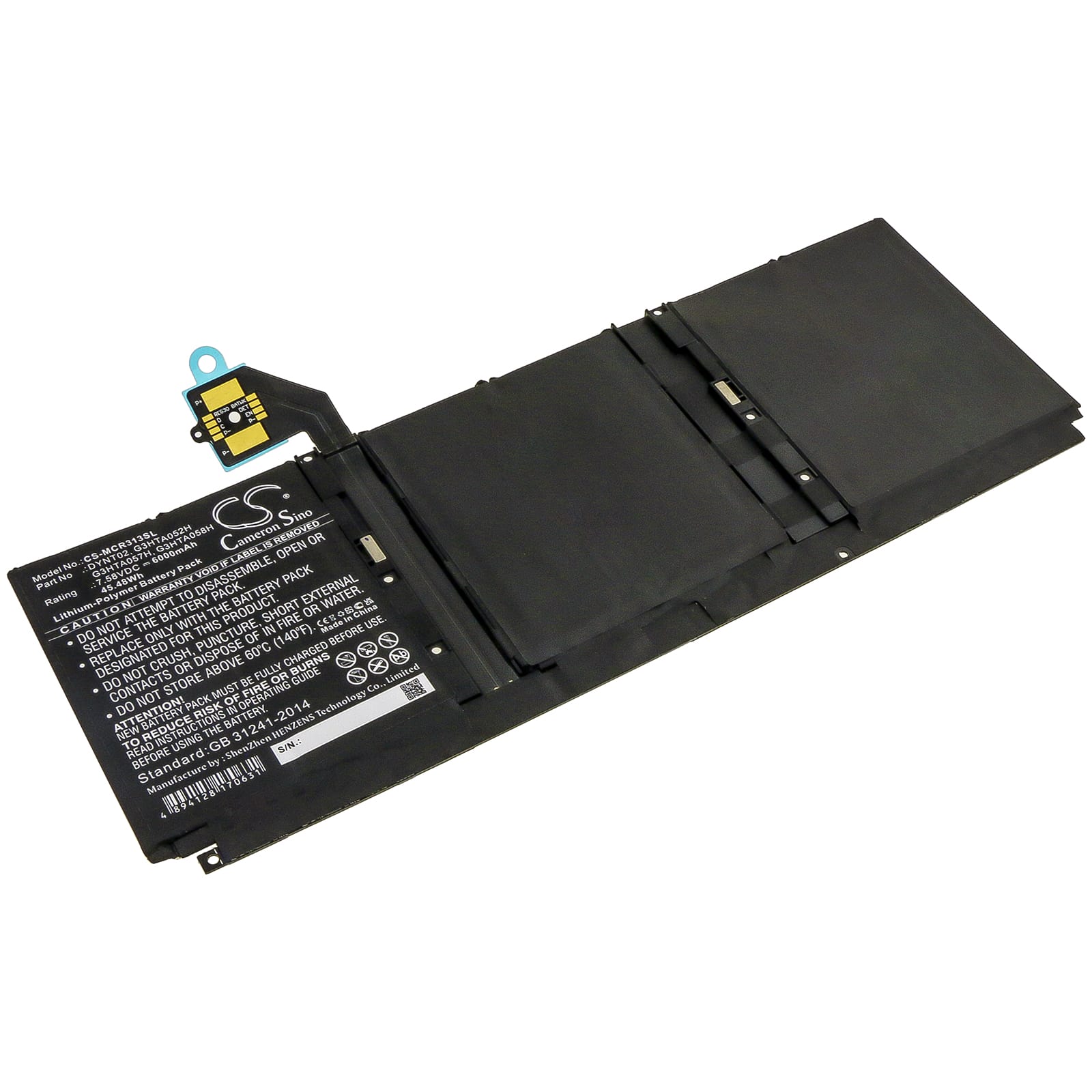 Batteri till Microsoft Surface Book 3 1872 mfl - 6.000 mAh