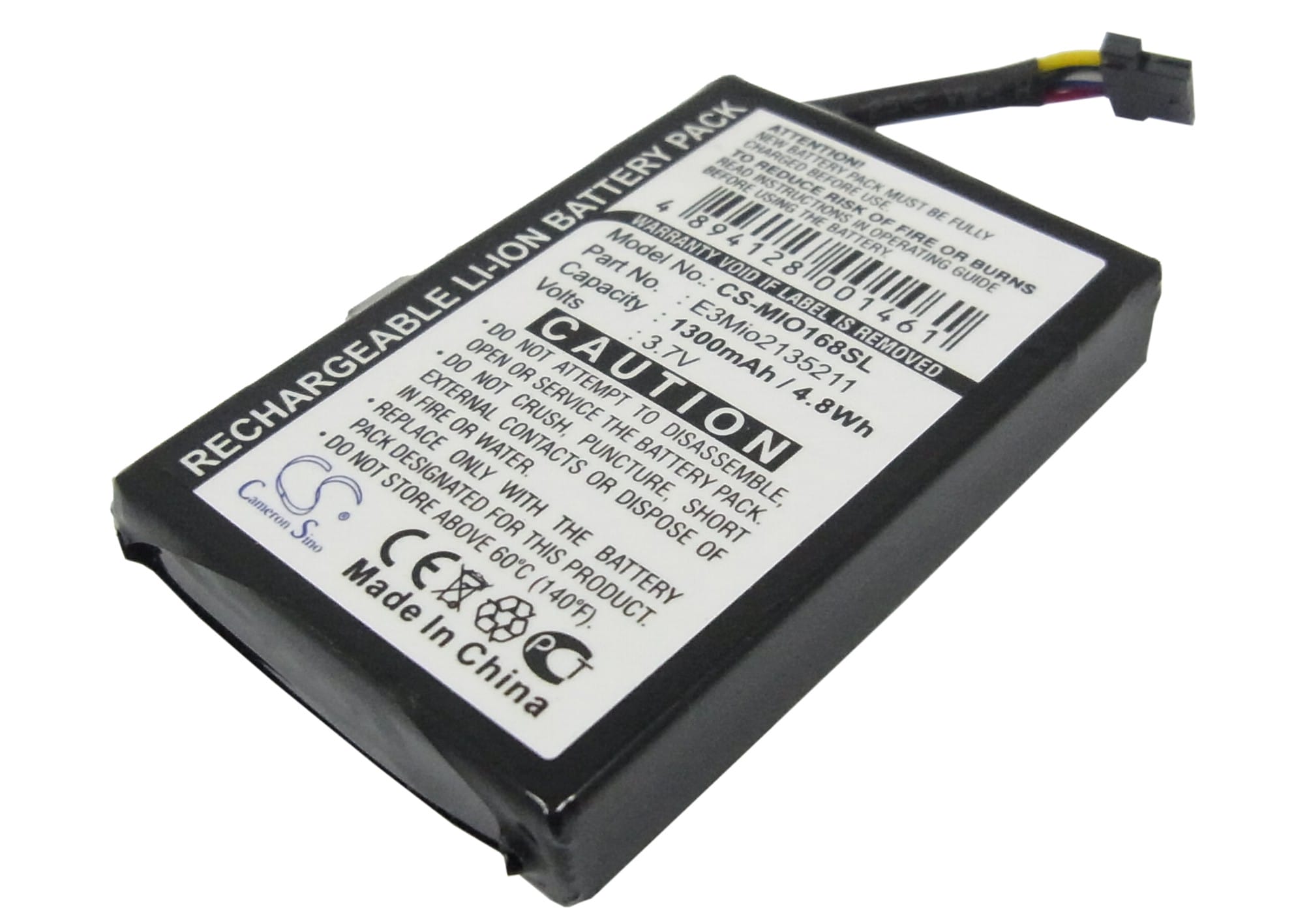 Batteri till Navman PIN Pocket mfl - 1300 mAh