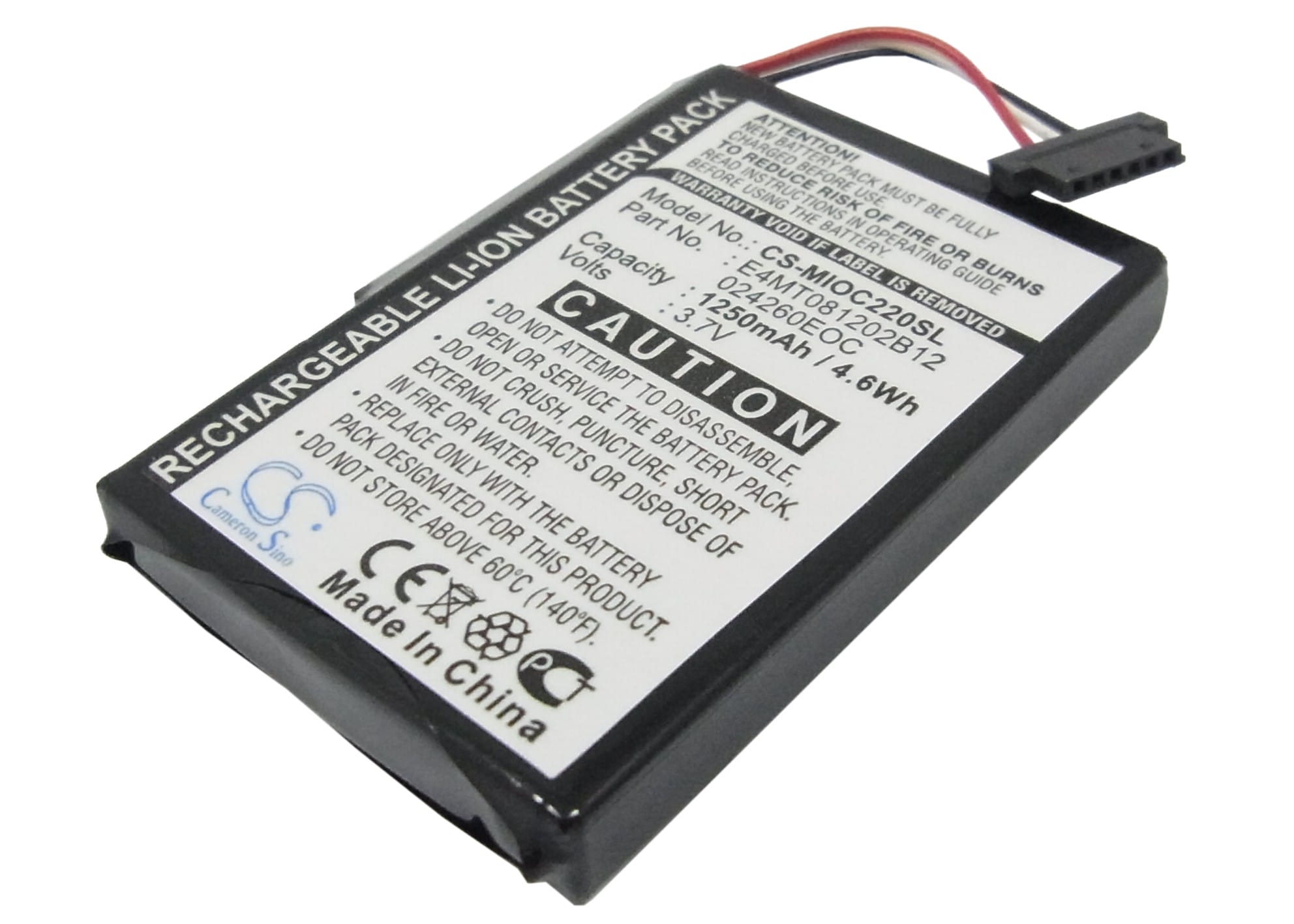 Batteri till Mitac Mio C220 mfl