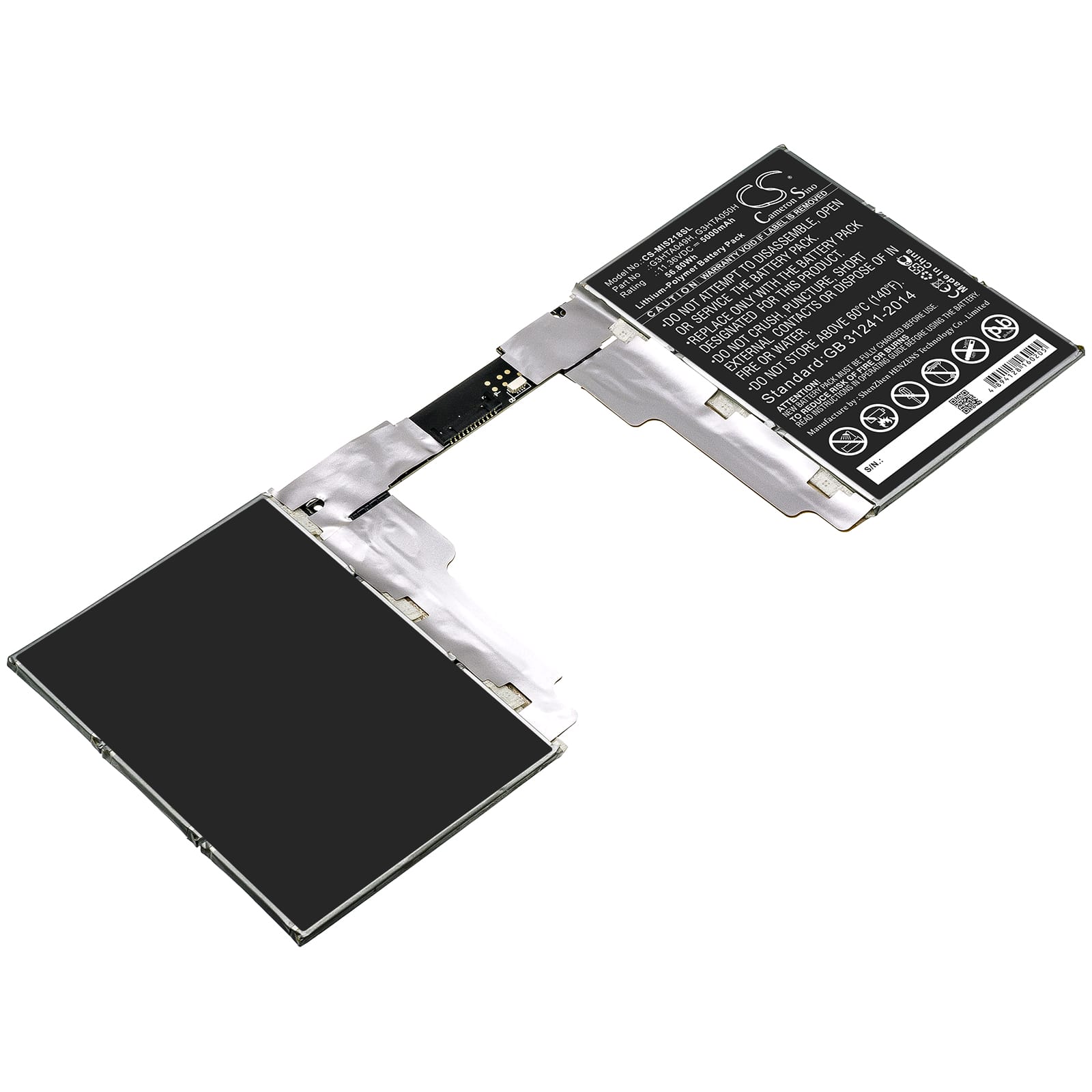 Batteri till Microsoft Surface Book 2 1835 mfl - 5.000 mAh