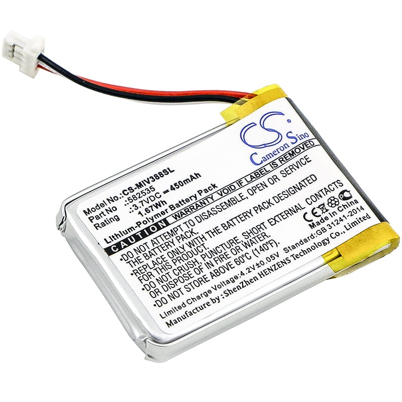 Batteri till Mio Mivue 388 - 450 mAh