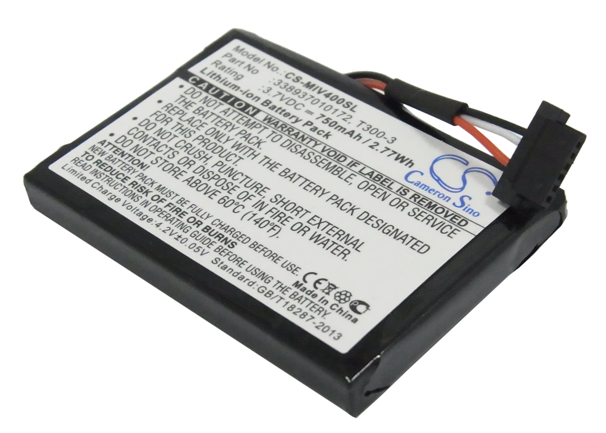 Batteri till Mitac Mio Moov 400 mfl