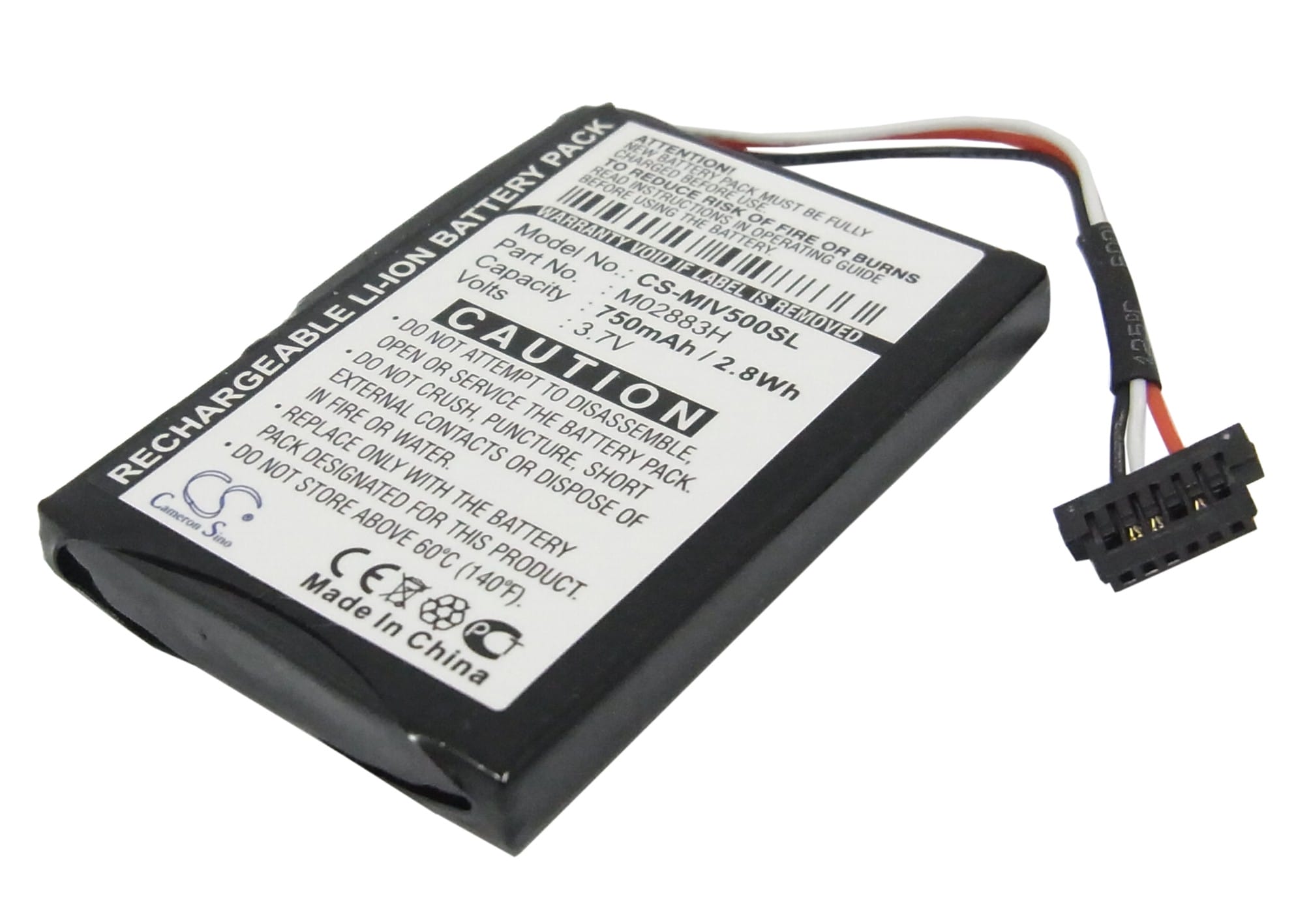 Batteri till Mitac Mio Moov 500 mfl