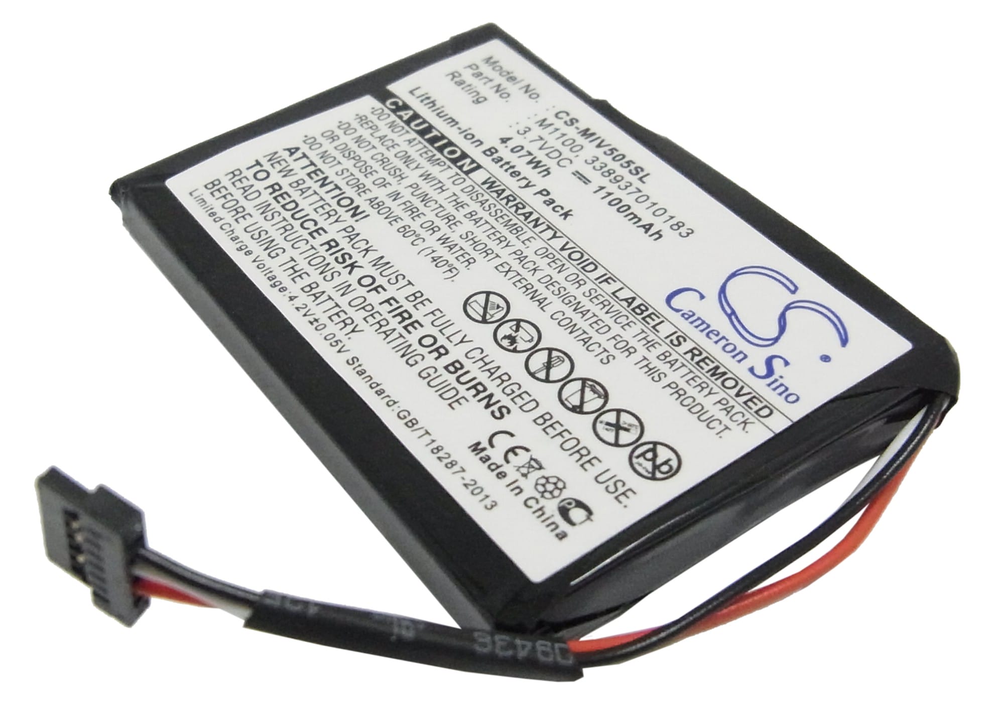 Batteri till Navman Spirit V505 TV