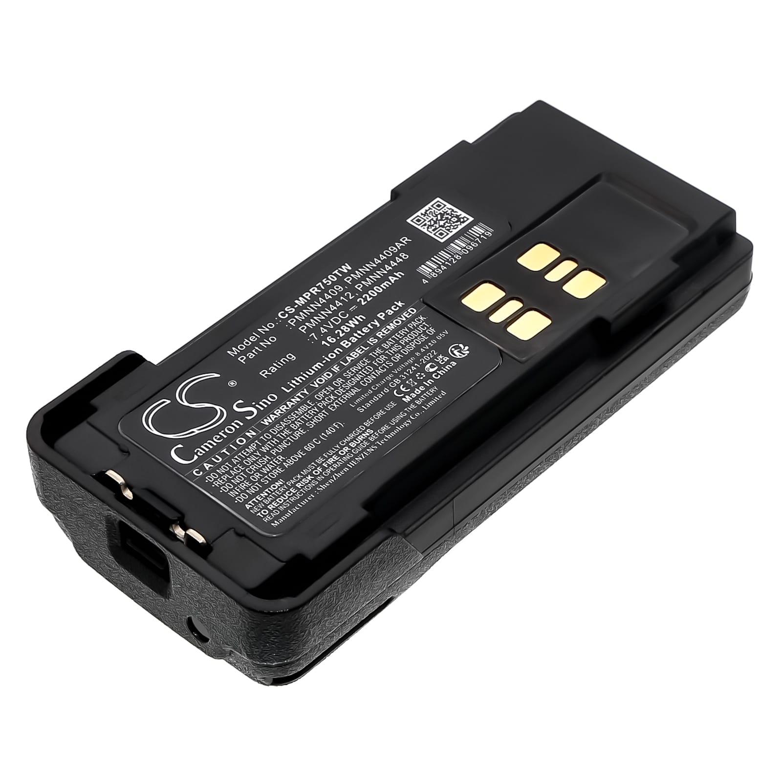 Batteri till Motorola APX2000 mfl - 2.200 mAh