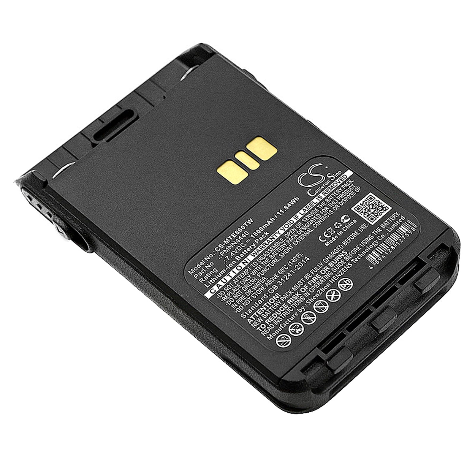 Batteri till Motorola XiR E8668 mfl - 1.600 mAh