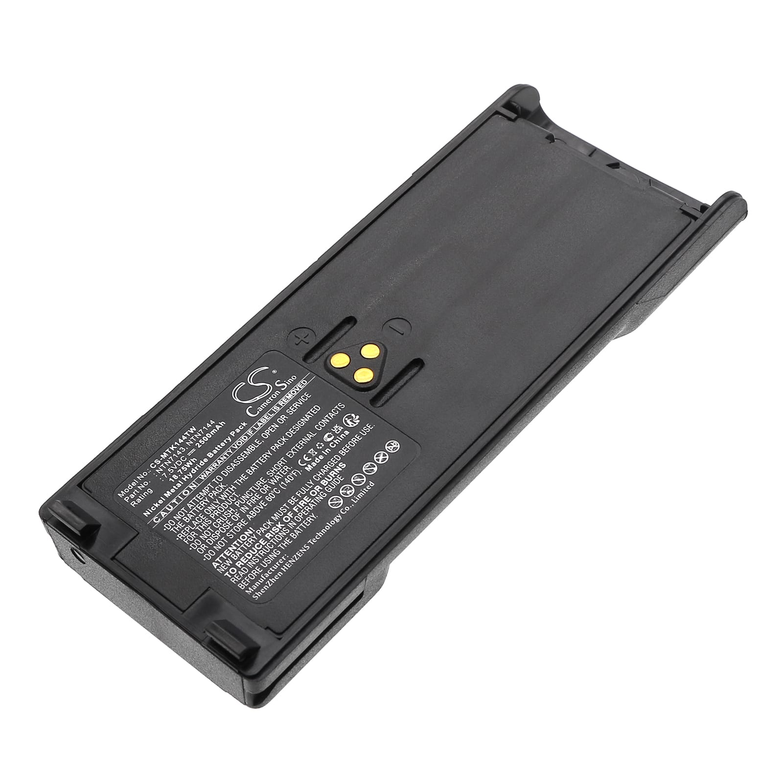 Batteri till Motorola GP1200 mfl - 2.500 mAh